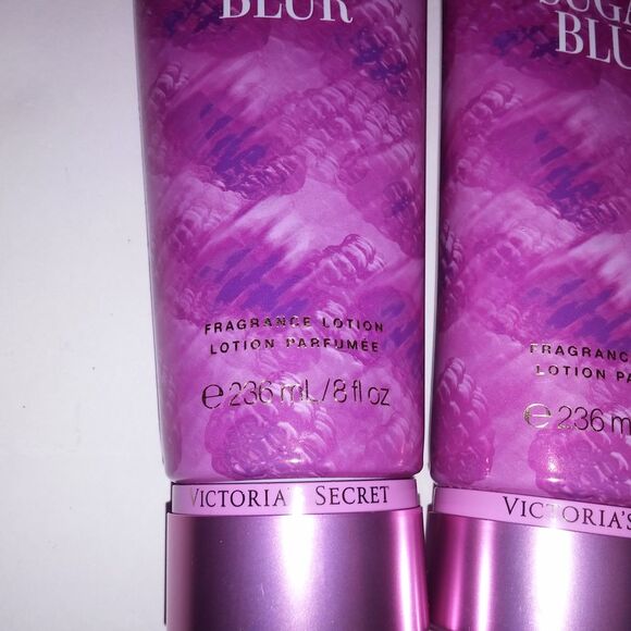 Set of 3 Victoria Secret Fragrant Body Lotion Sugar Blur Full Size 8oz Each New - Picture 4 of 5